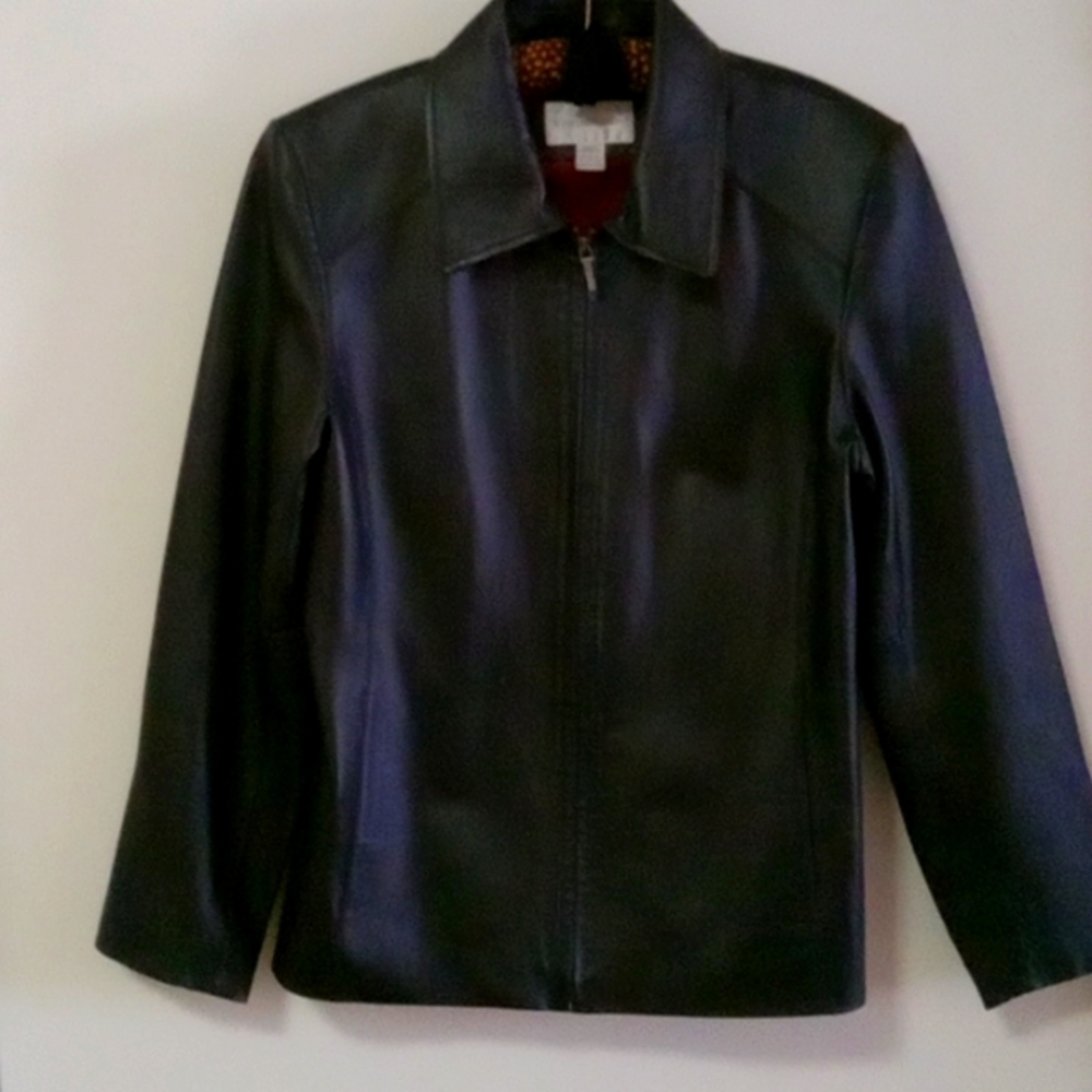 Worthington Black Leather Jacket